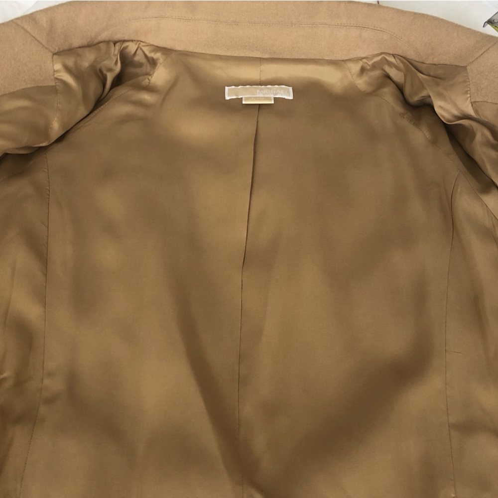 NWT Michael Kors 3/4 sleeve belted wool jacket blazer - Picture 11 of 11